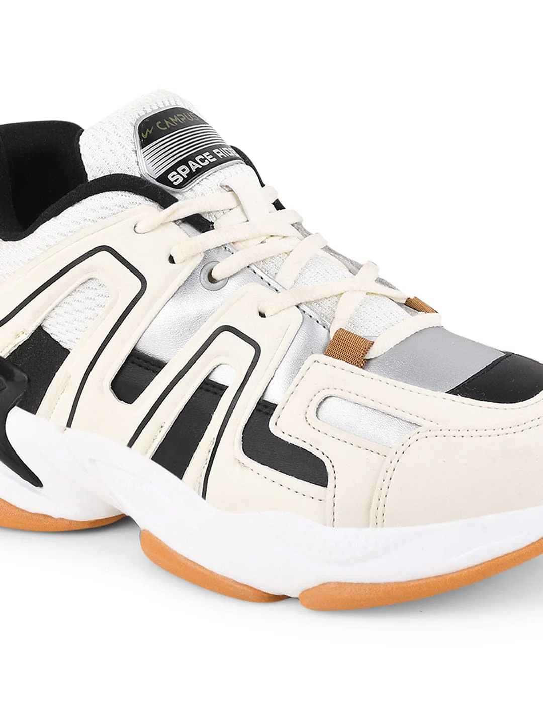SPACE-RIDER White Men's Sneakers - Image 4