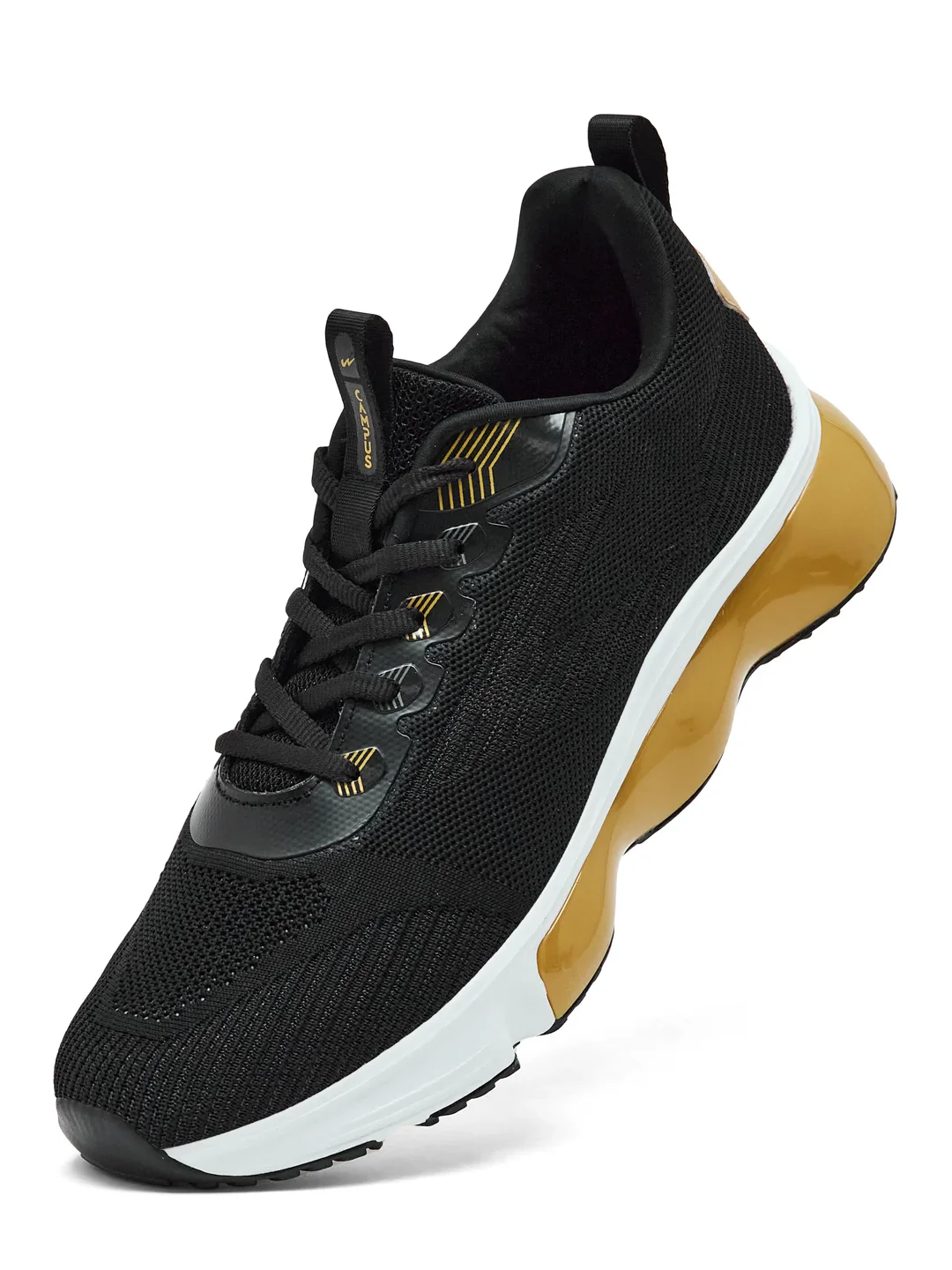 SPADE Black Men's Running Shoes - Image 3
