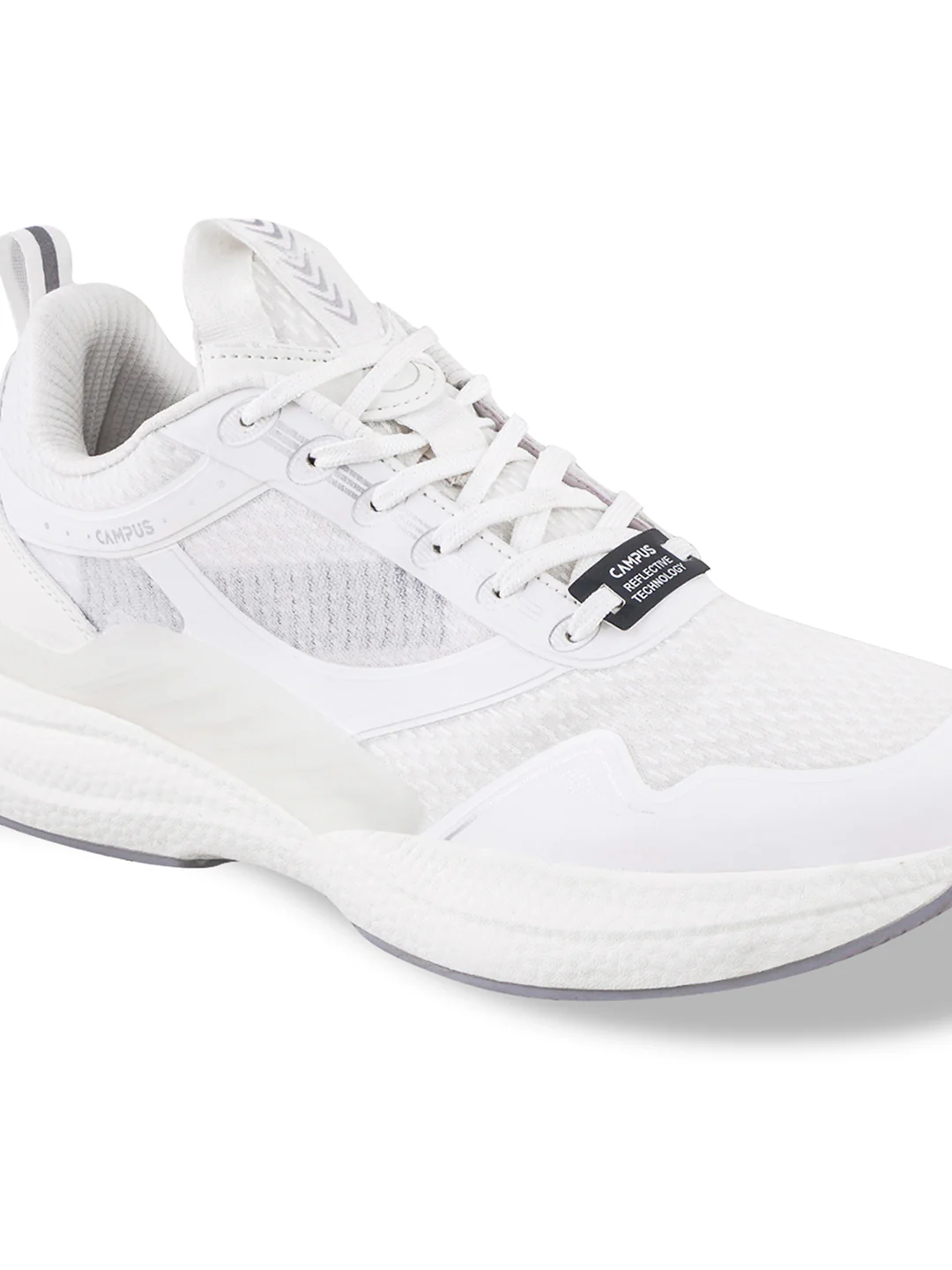 SPECK White Men's Sports Shoes - Image 4