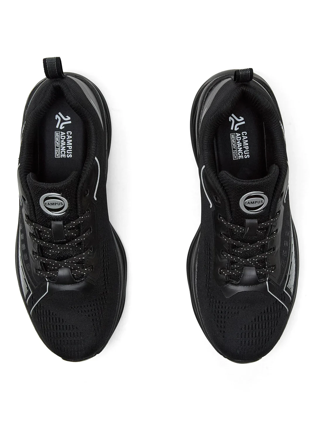 SPINE Black Men's Running Shoes - Image 6
