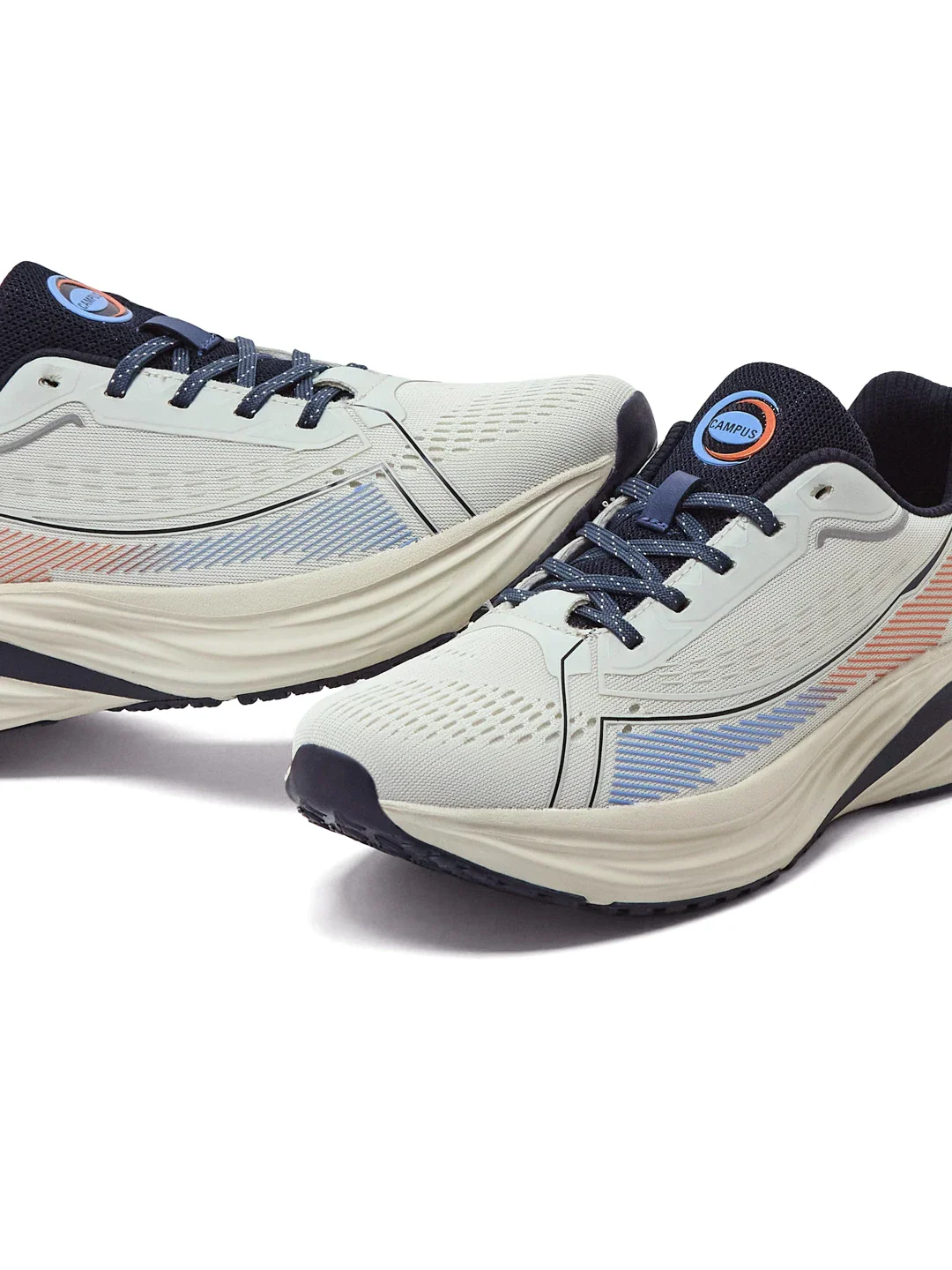 SPINE White Men's Running Shoes - Image 7