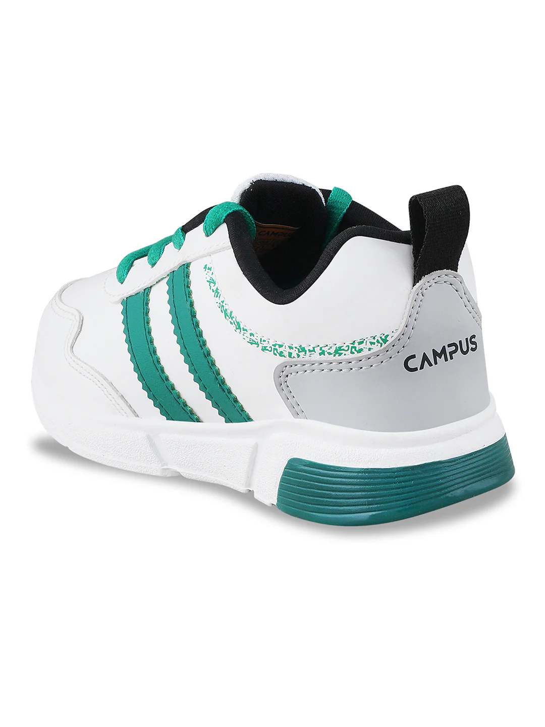 SRM-18 White Kid's Sports Shoes - Image 3
