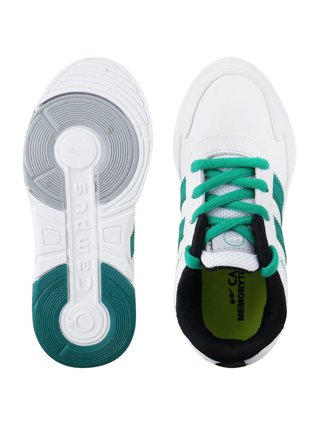 SRM-18 White Kid's Sports Shoes - Image 5