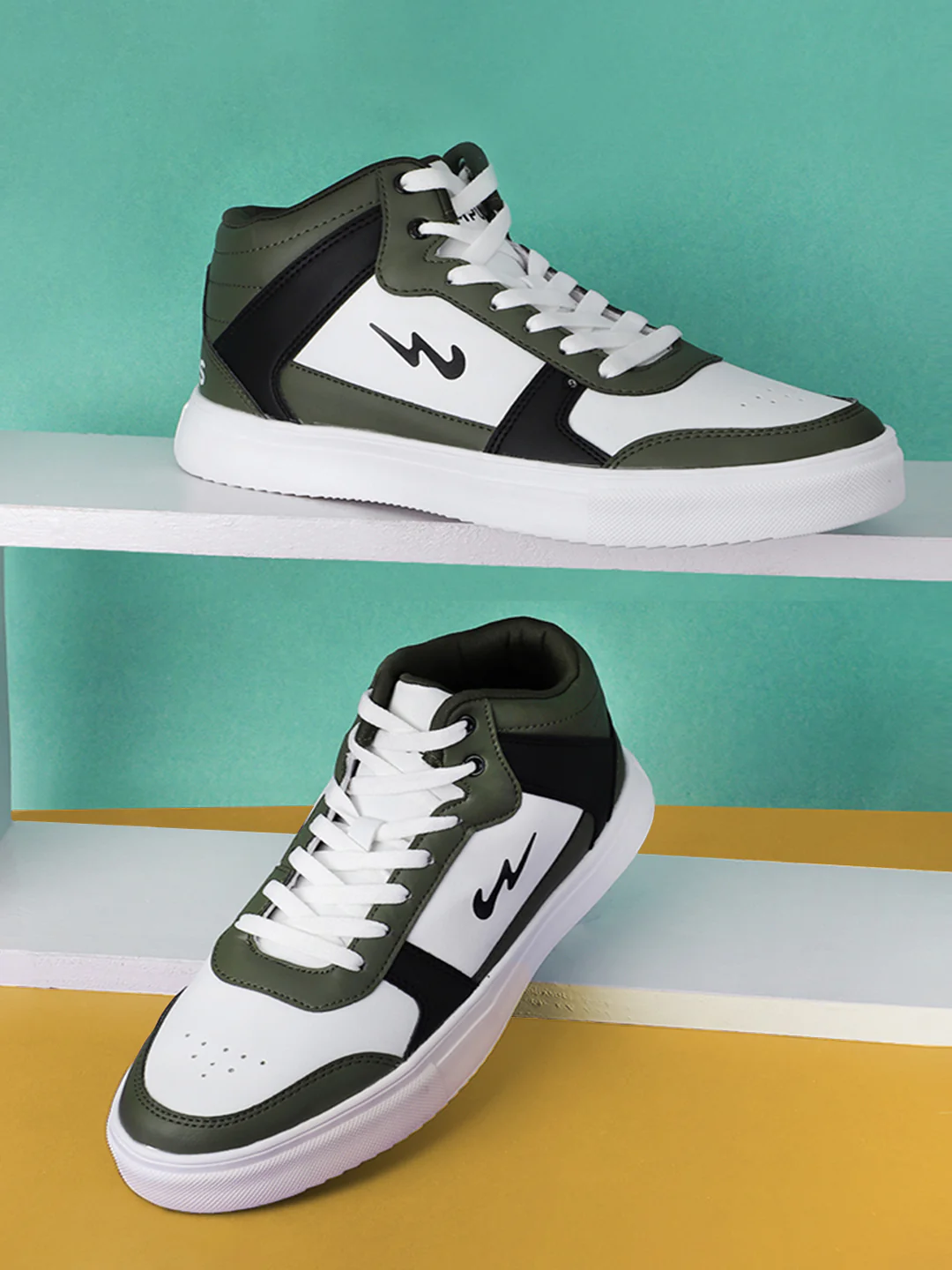 STACK White Men's Sneakers - Image 5