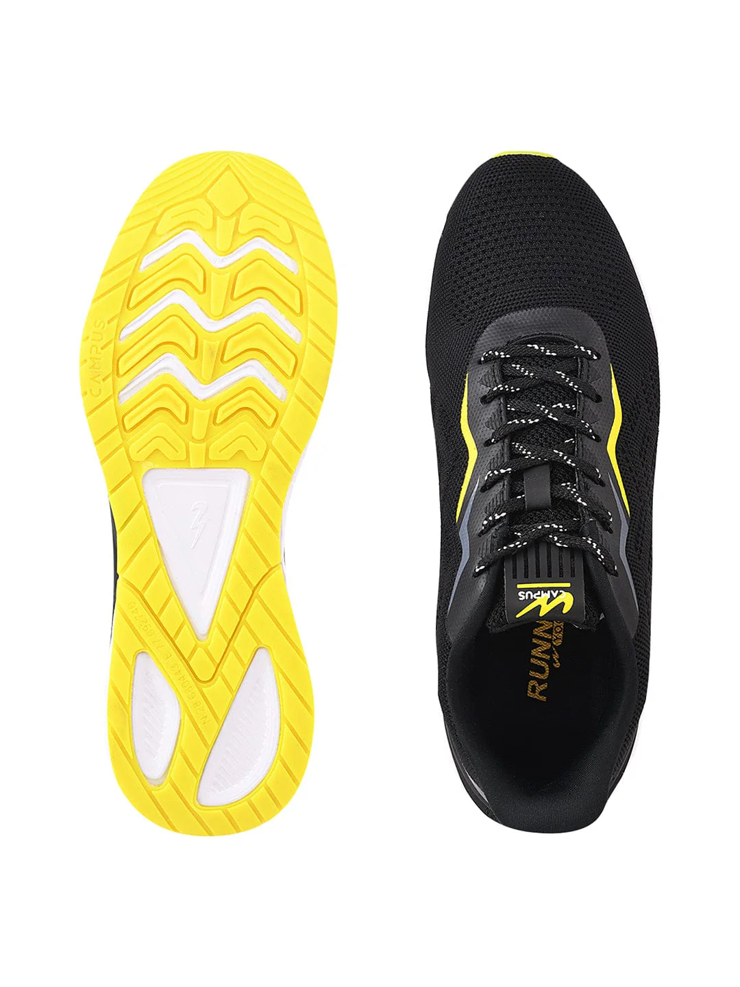 STAGE Black Men's Running Shoes - Image 4