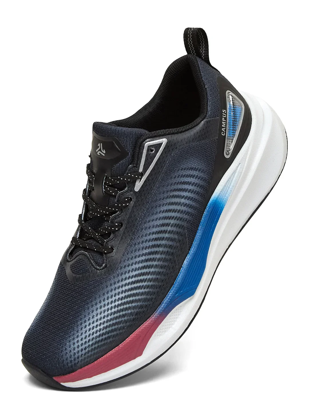 STAVE Black Men's Running Shoes - Image 3