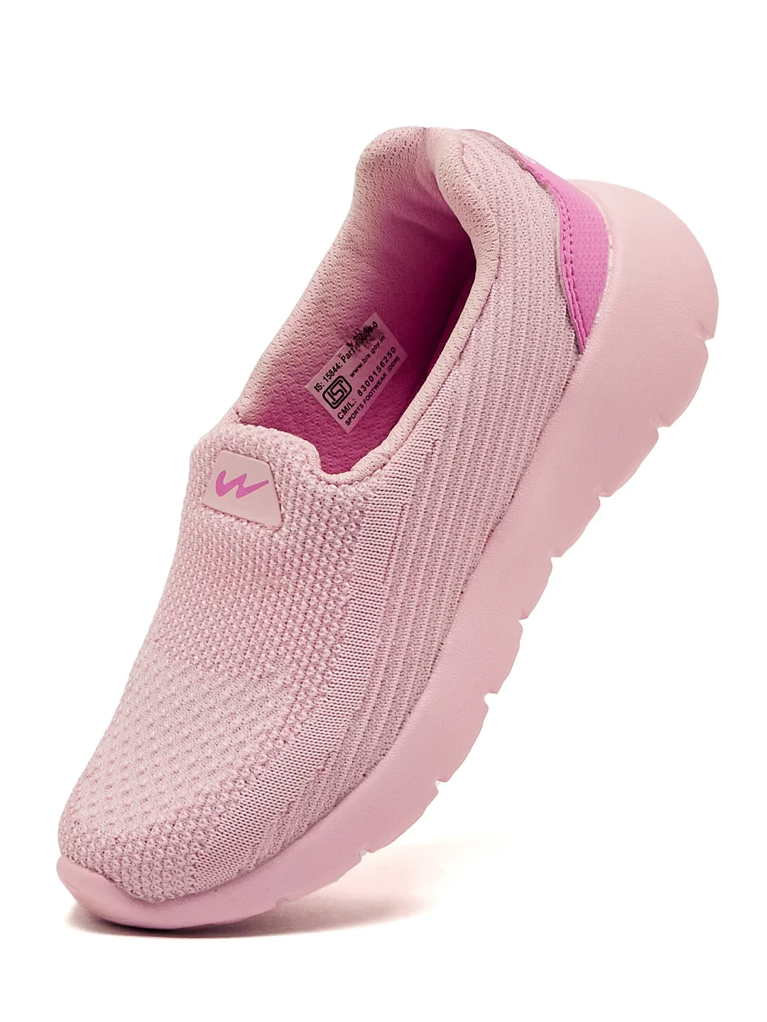STEEVY KIDS Pink Kids Walking Shoes - Image 3