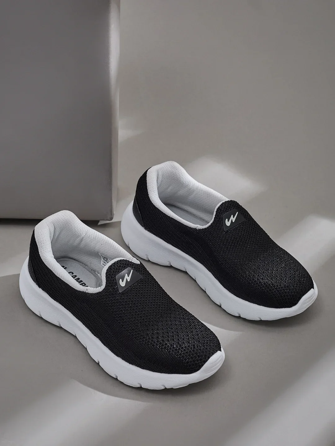 STEEVY KIDS Black Kids Walking Shoes