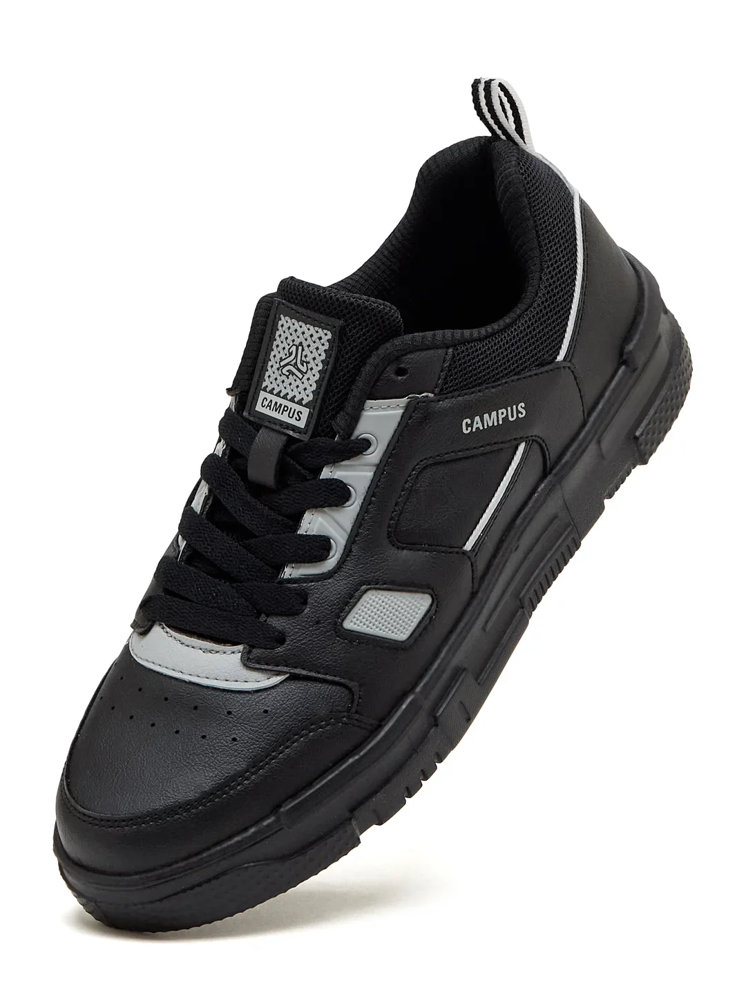 STOMP Black Men's Sneakers - Image 3