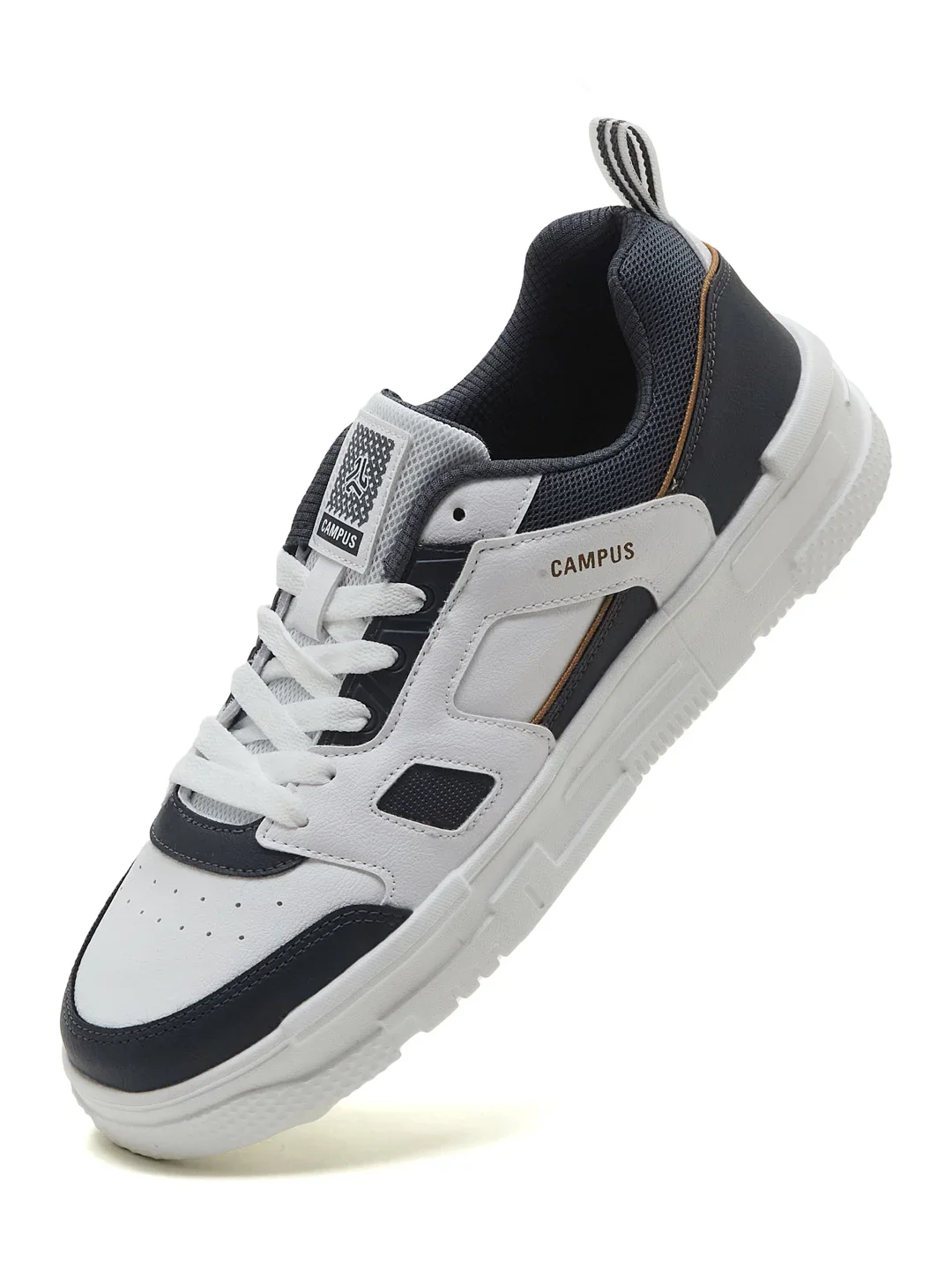 STOMP White Men's Sneakers - Image 3