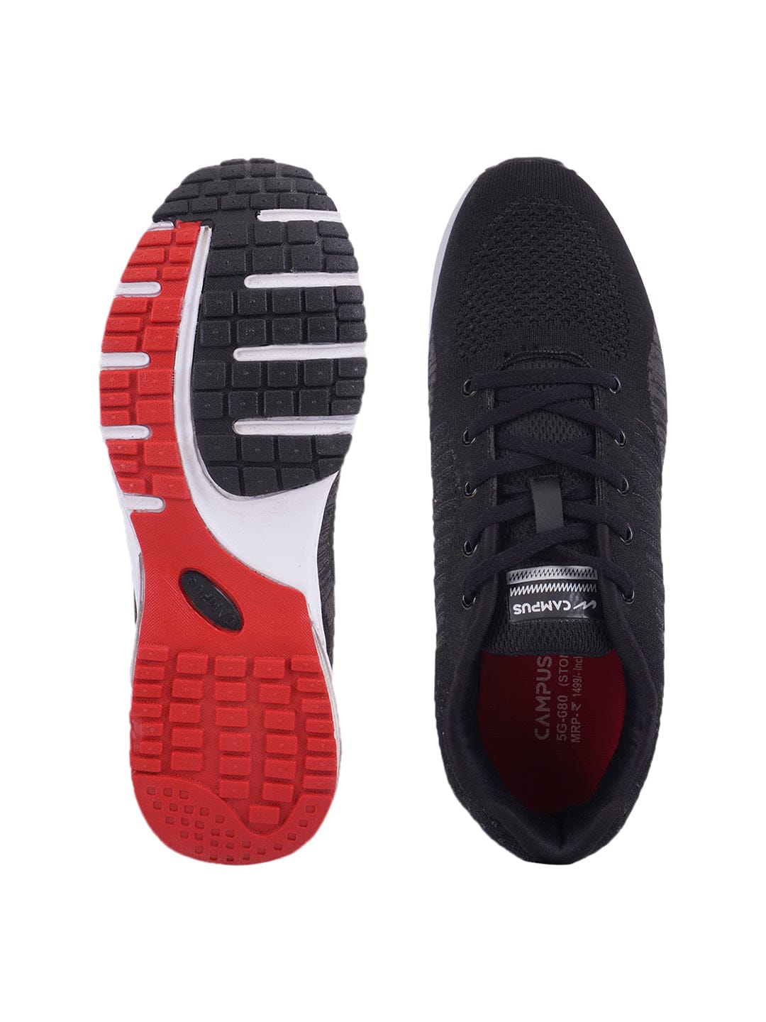 STONIC Black Men's Sports Shoes - Image 4