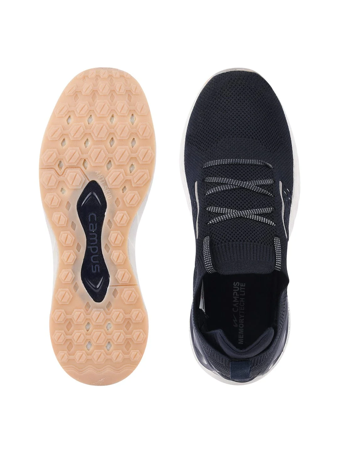 STREET-RUN Navy Men's Running Shoes - Image 4