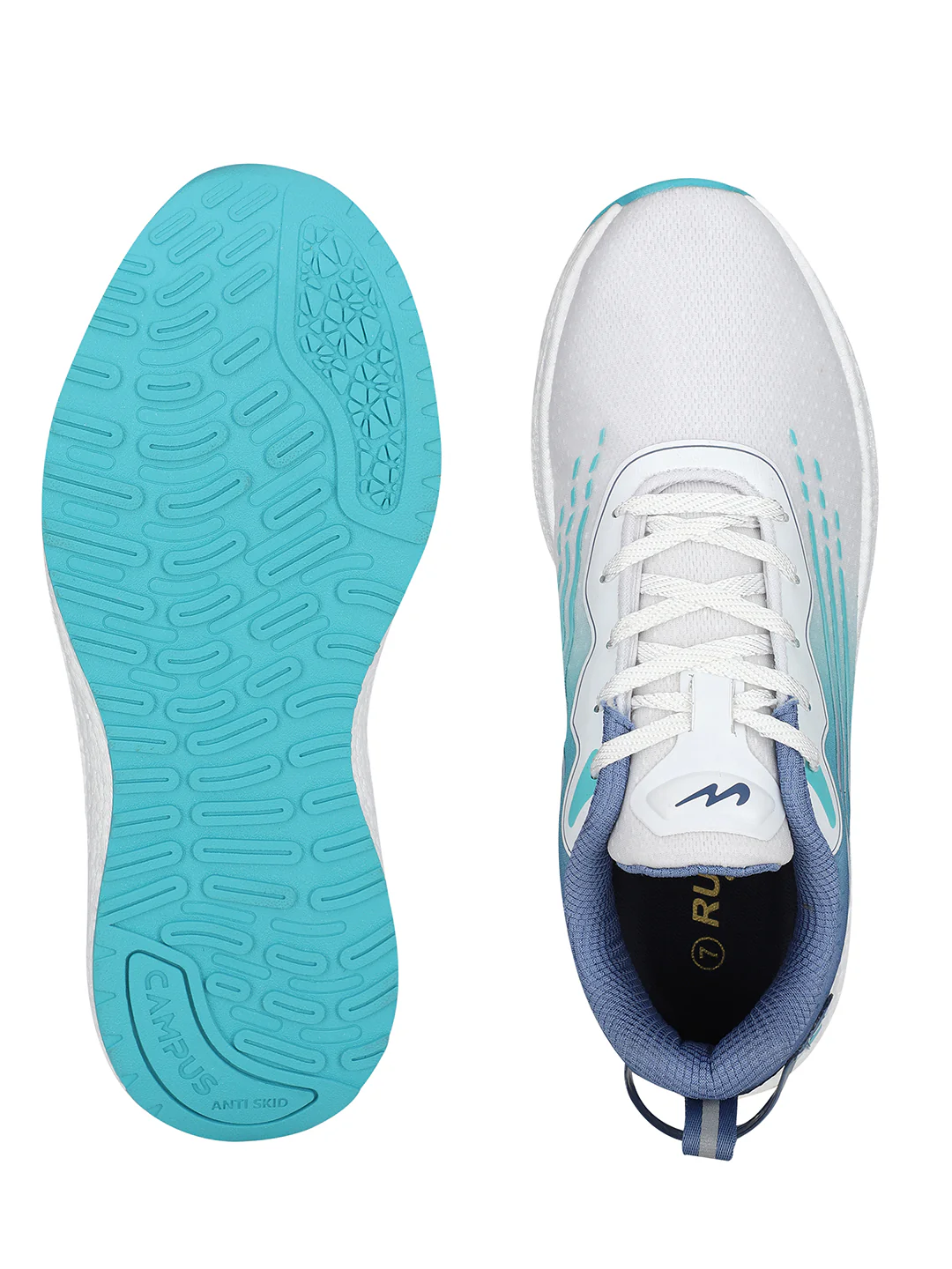 STRIDER White Men's Sports Shoes - Image 5