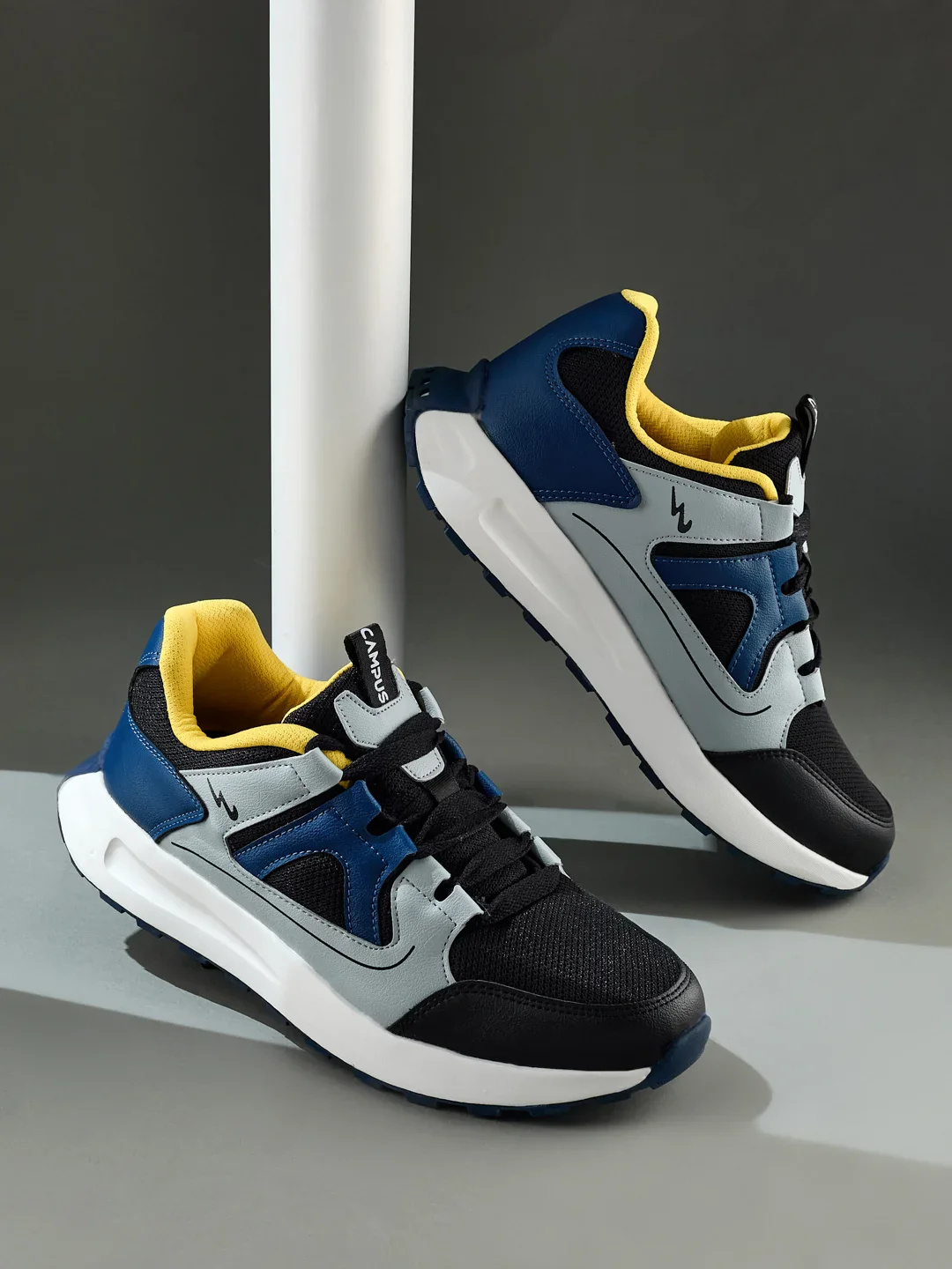 STROLLER Black Men's Sneakers - Image 7
