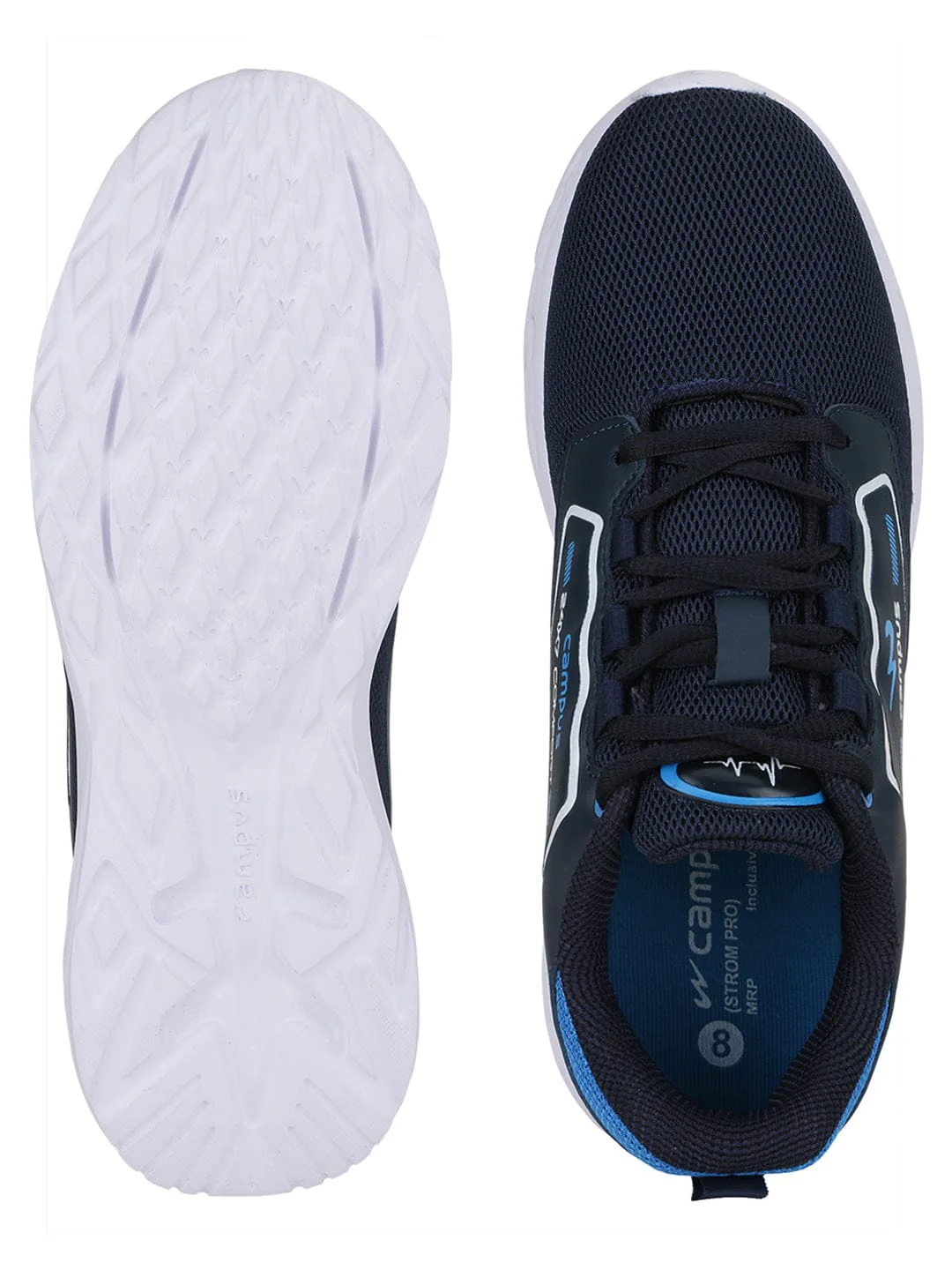 STROM PRO Blue Men's Running Shoes - Image 4