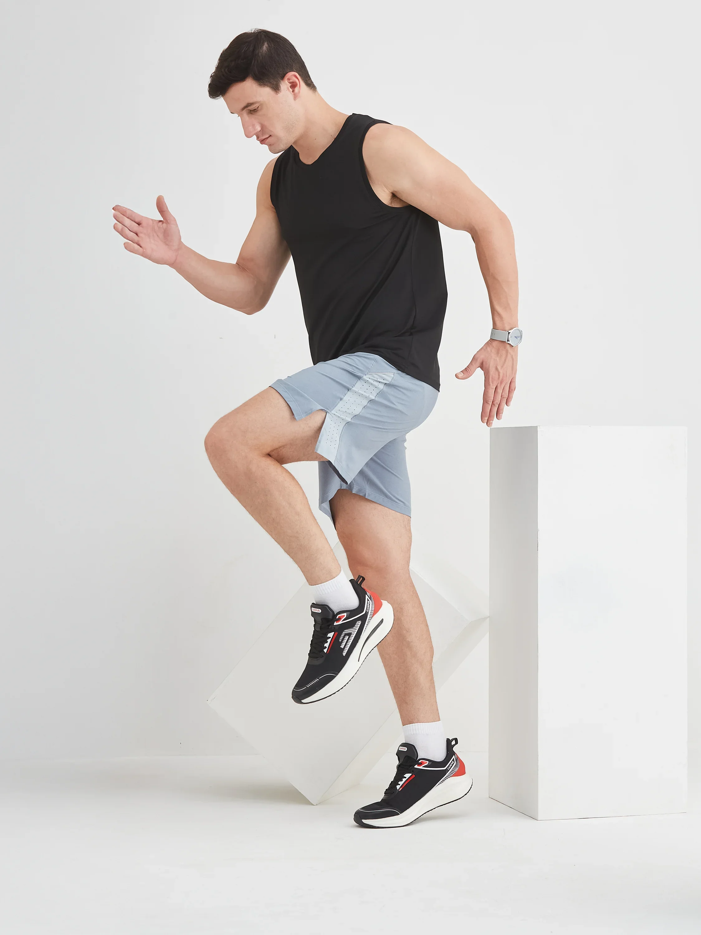 STRUT Black Men's Running Shoes - Image 7