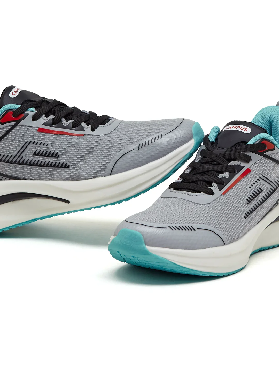 STRUT Grey Men's Running Shoes - Image 7