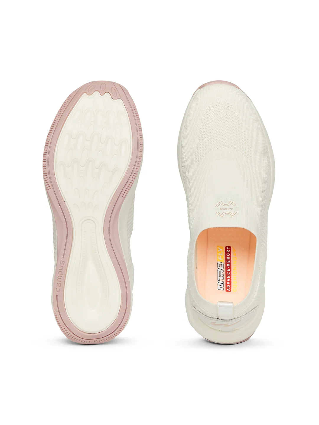 SUAVE Off White Women's Walking Shoes - Image 5