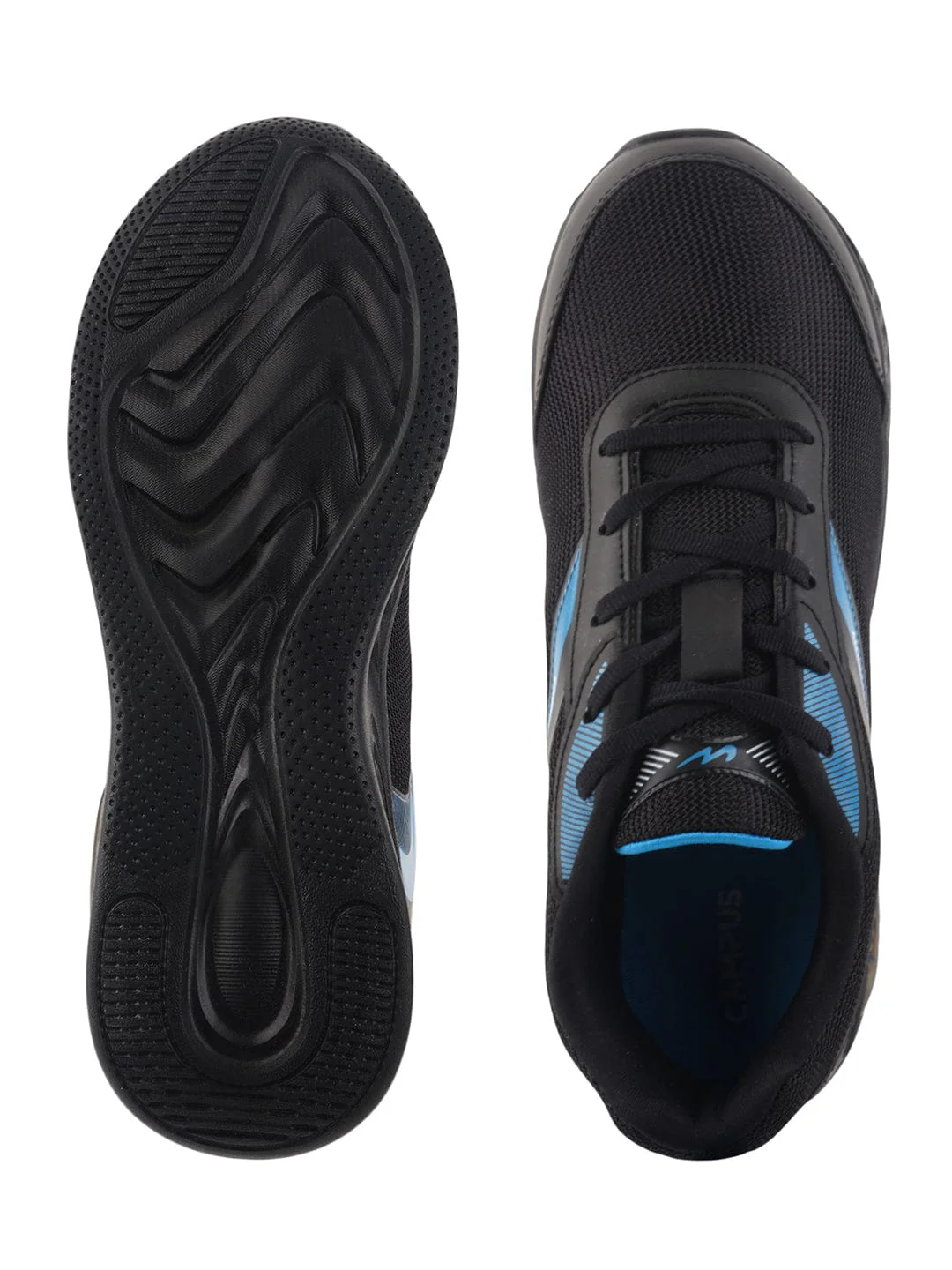 SWAGER Black Men's Running Shoes - Image 4
