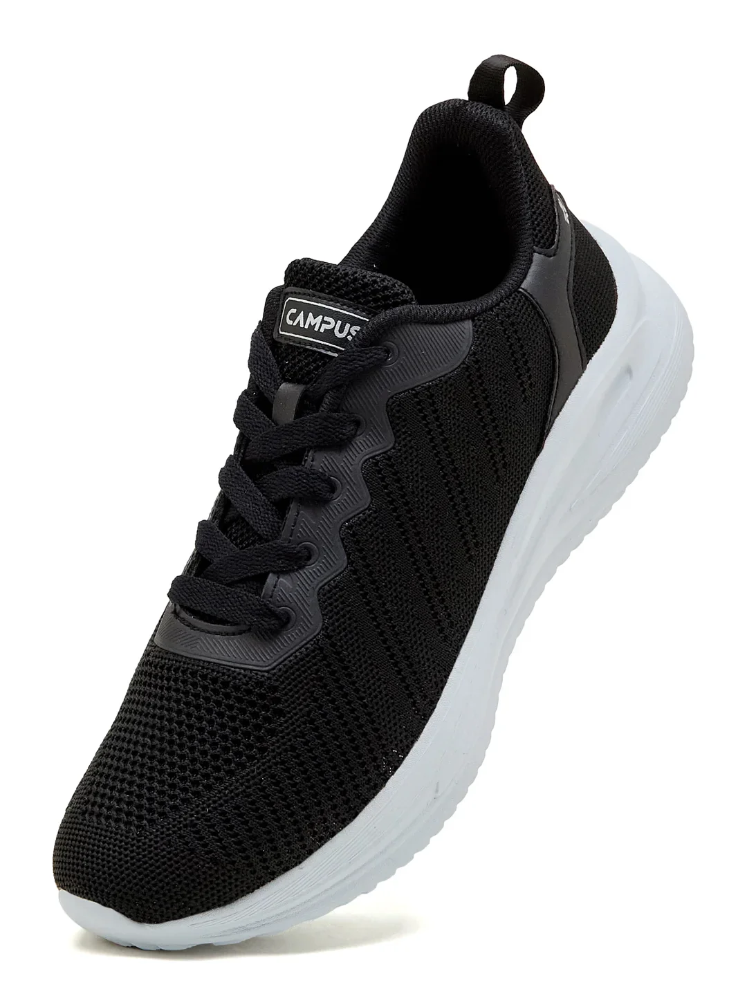 SWOON Black Men's Running Shoes - Image 3