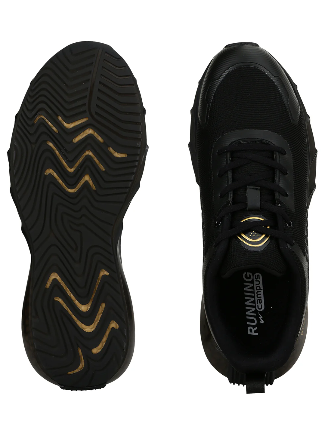 SYCLONE PRO Black Men's Running Shoes - Image 4