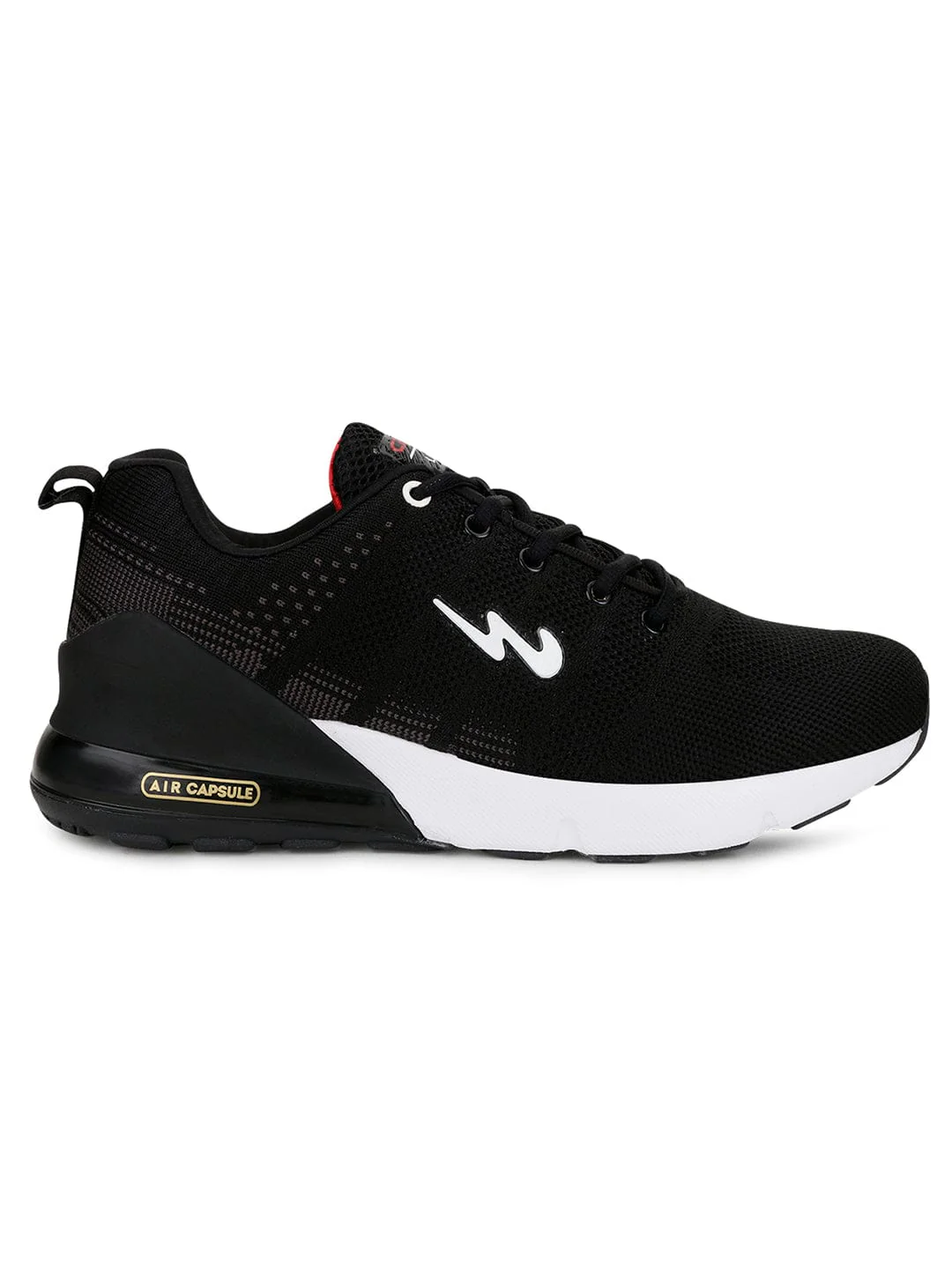 SYRUS Black Men's Running Shoes
