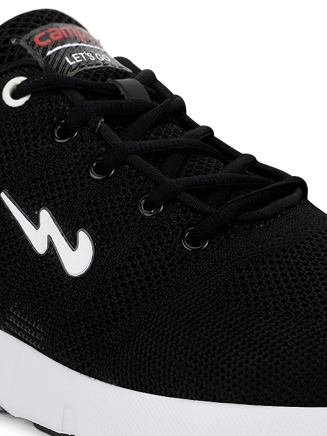 SYRUS Black Men's Running Shoes - Image 5
