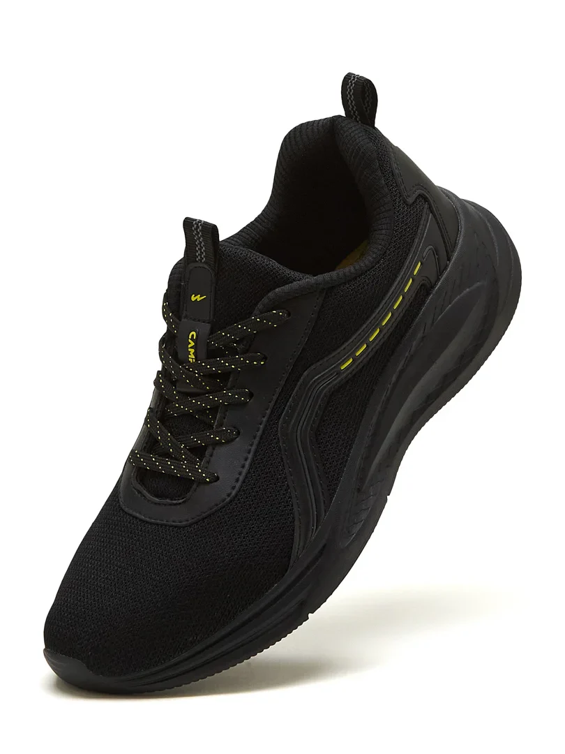 TACT Black Men's Running Shoes - Image 3