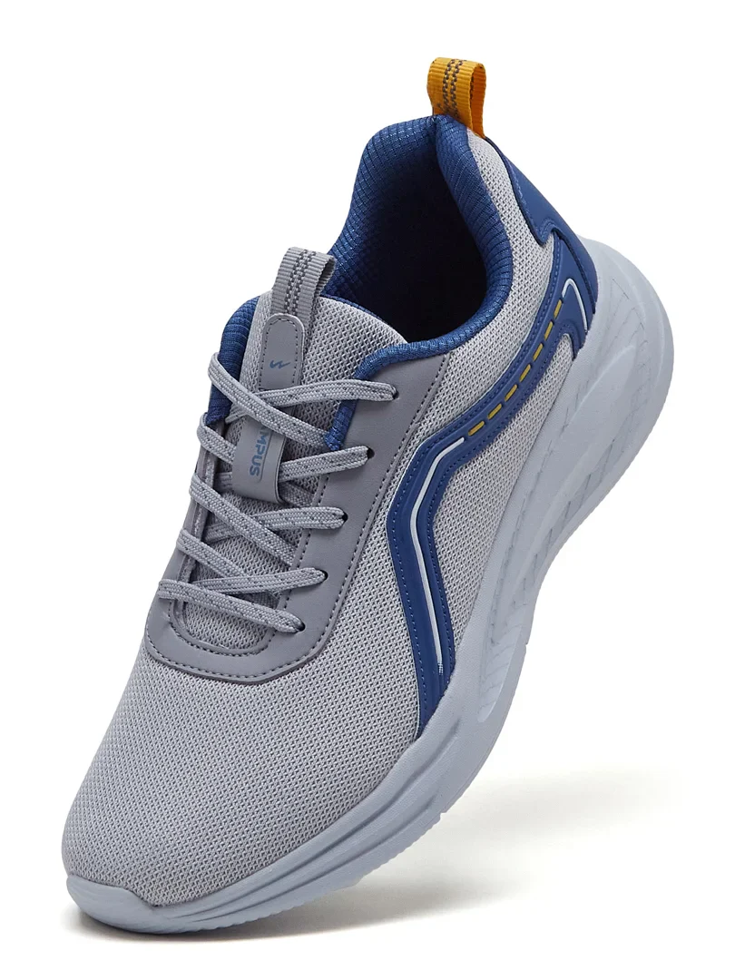 TACT Grey Men's Running Shoes - Image 3