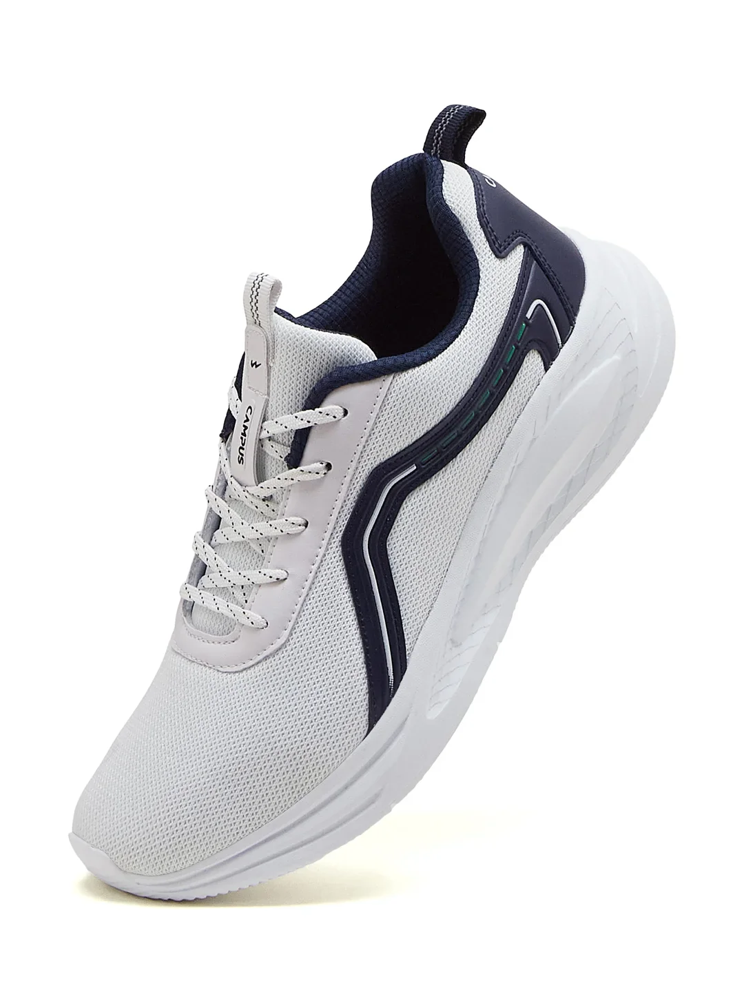 TACT White Men's Running Shoes - Image 3