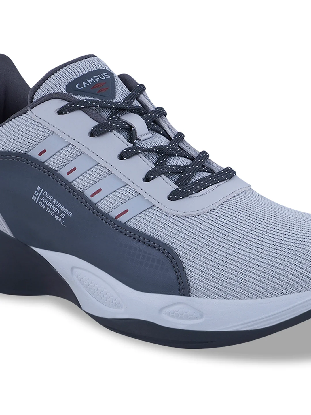 TERMINATOR N Grey Men's Running Shoes - Image 5