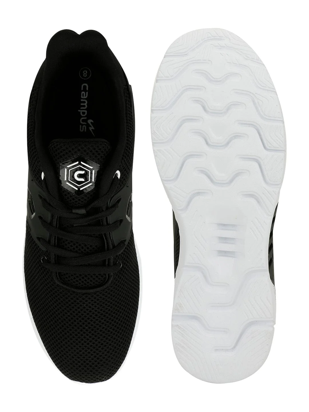 TIGOR Black Men's Running Shoes - Image 4