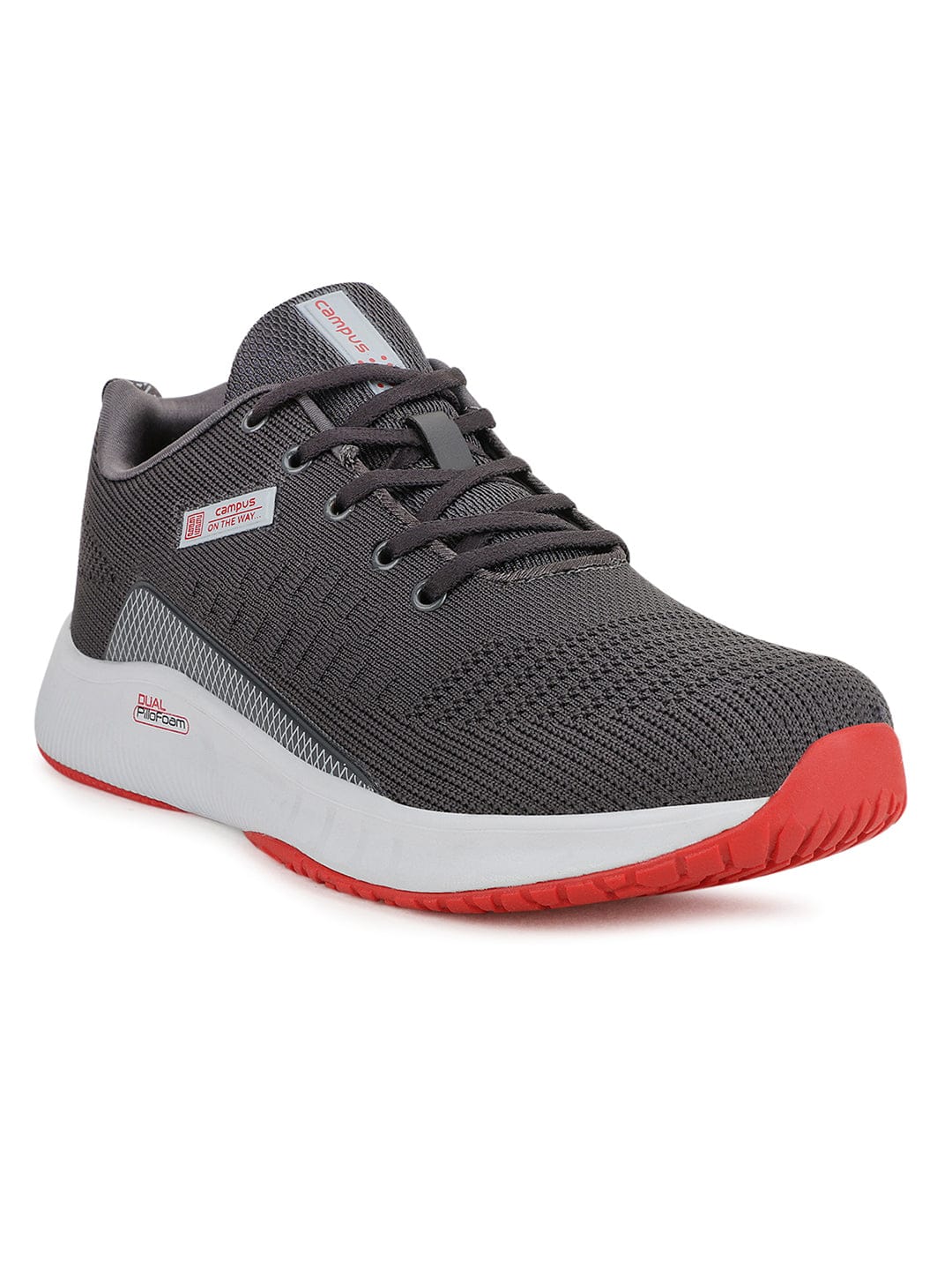 TOLL Grey Men's Running Shoes - Image 2