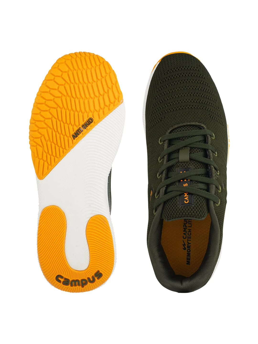 TOLL Green Men's Running Shoes - Image 4