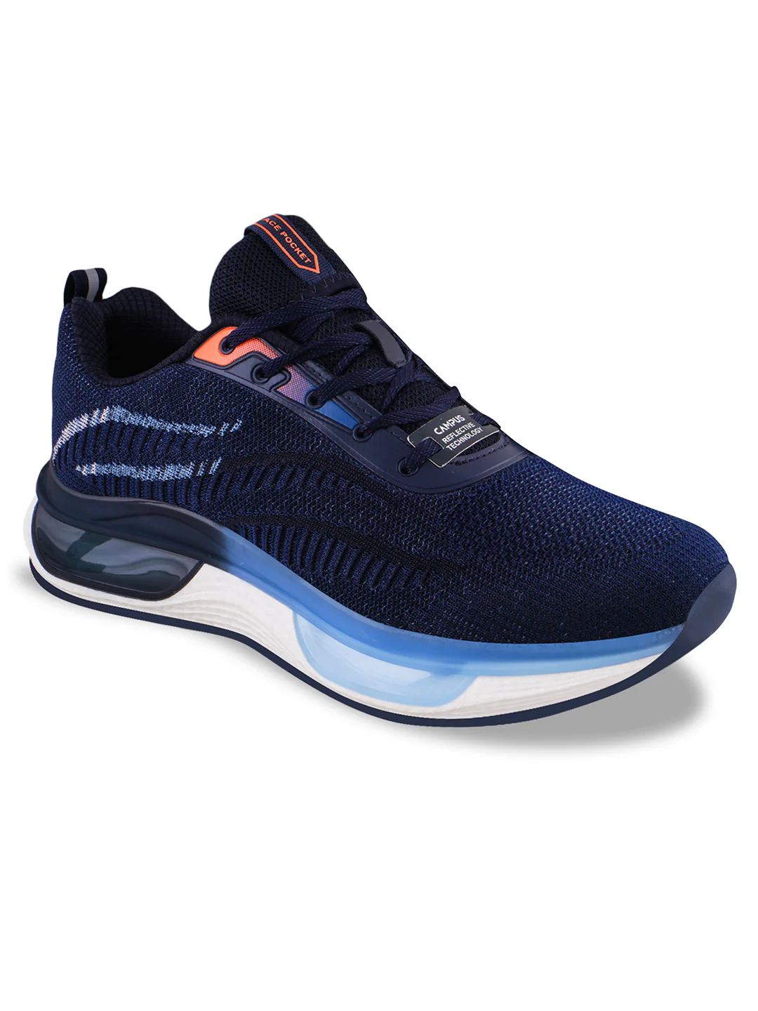 TONAL Navy Men's Sports Shoes - Image 2