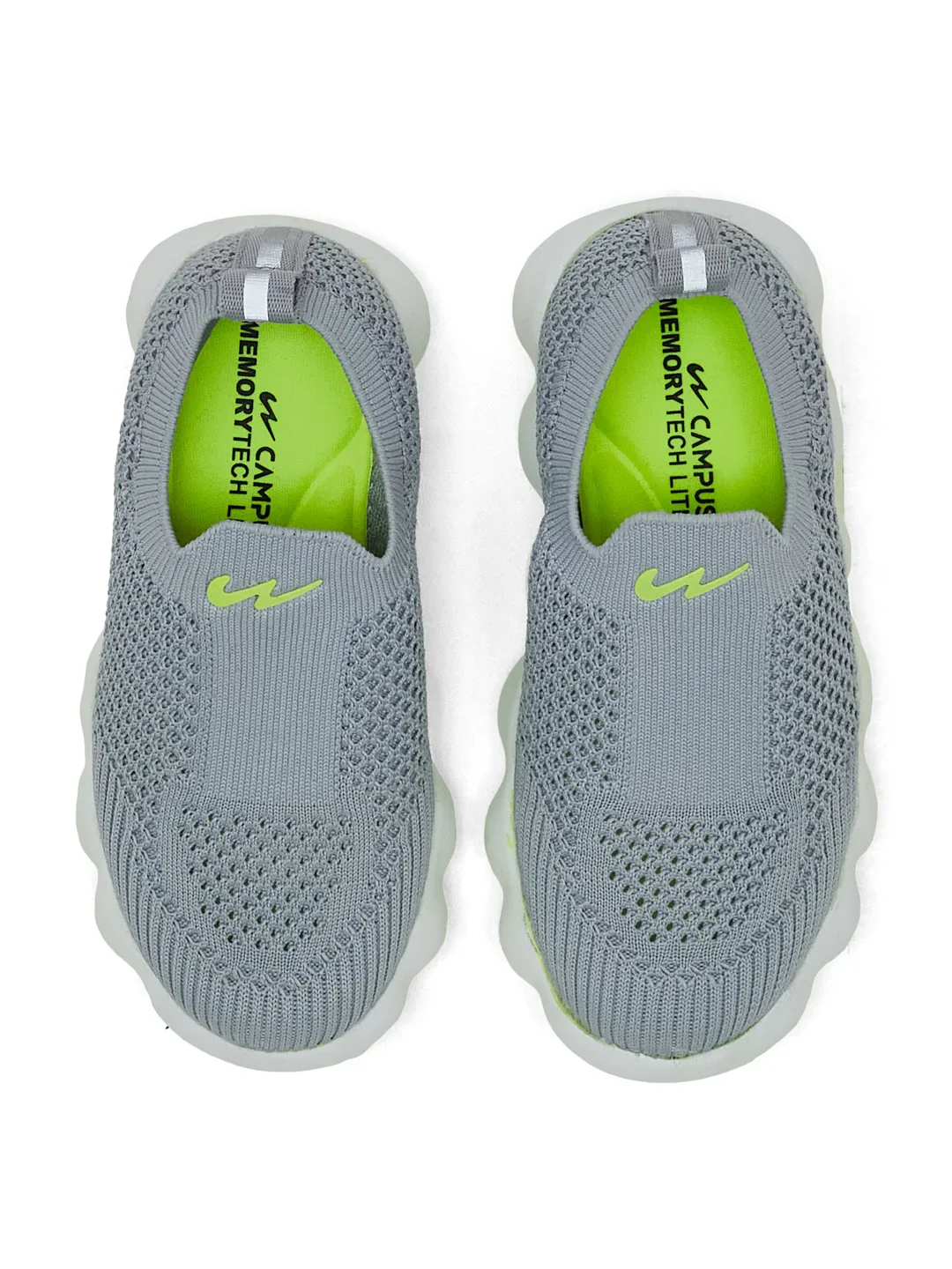 TOON KIDS Grey Kids Walking Shoes - Image 6