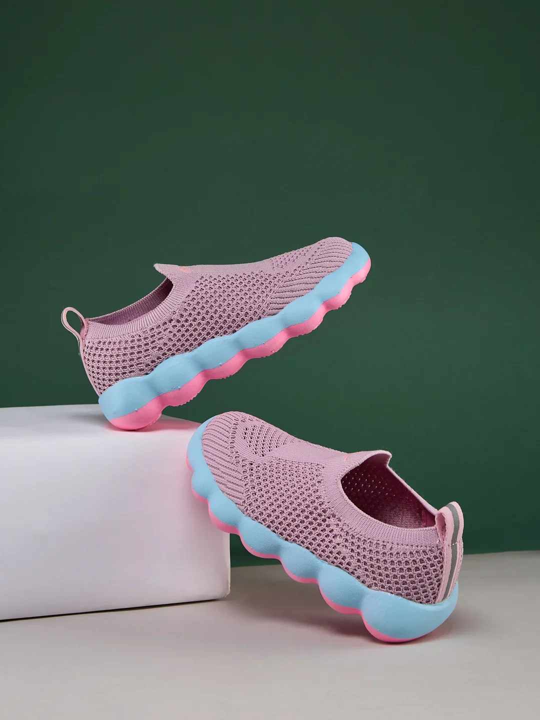 TOON KIDS Purple Kids Walking Shoes