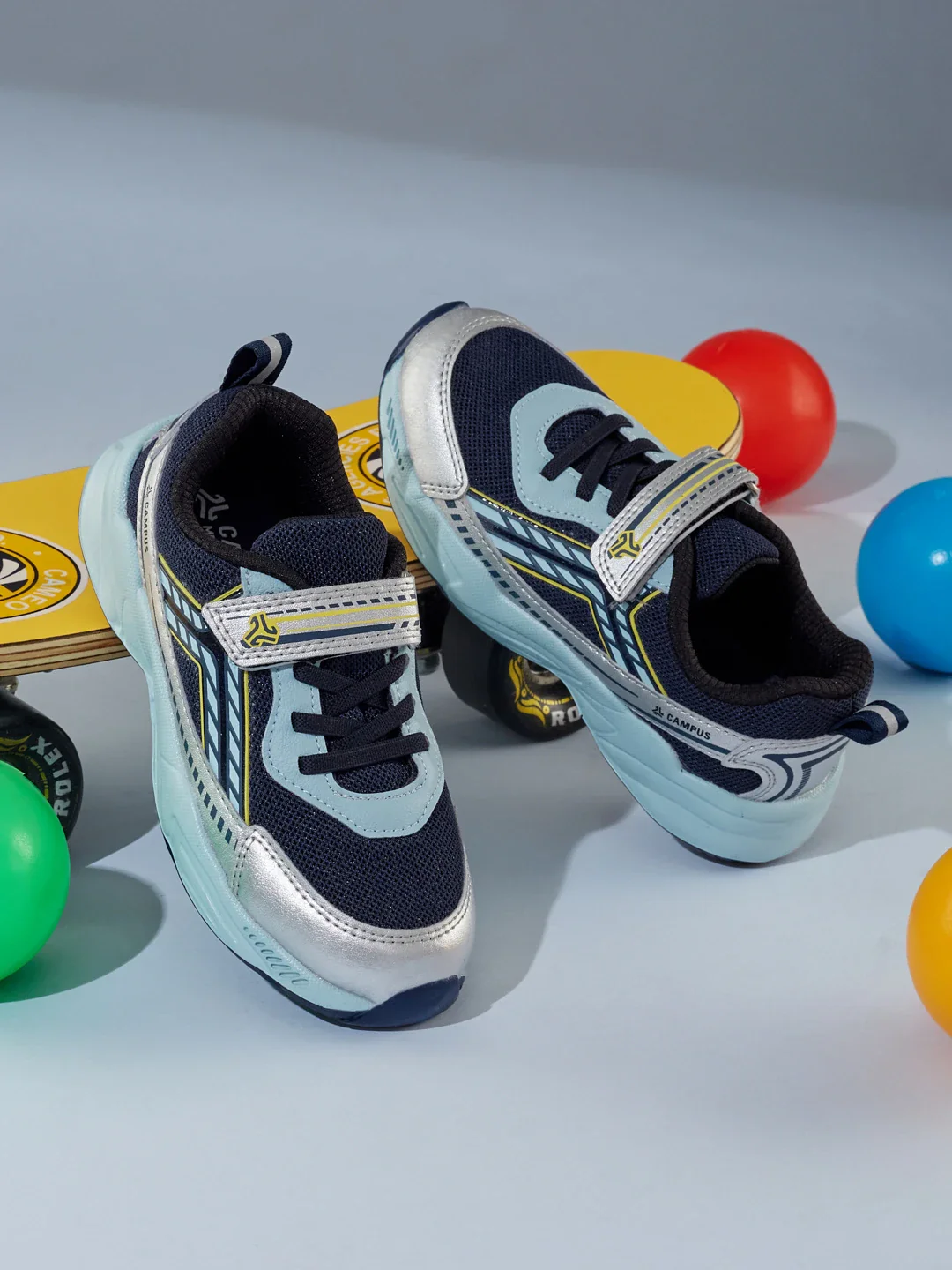 TORLO K Silver Kids Running Shoes