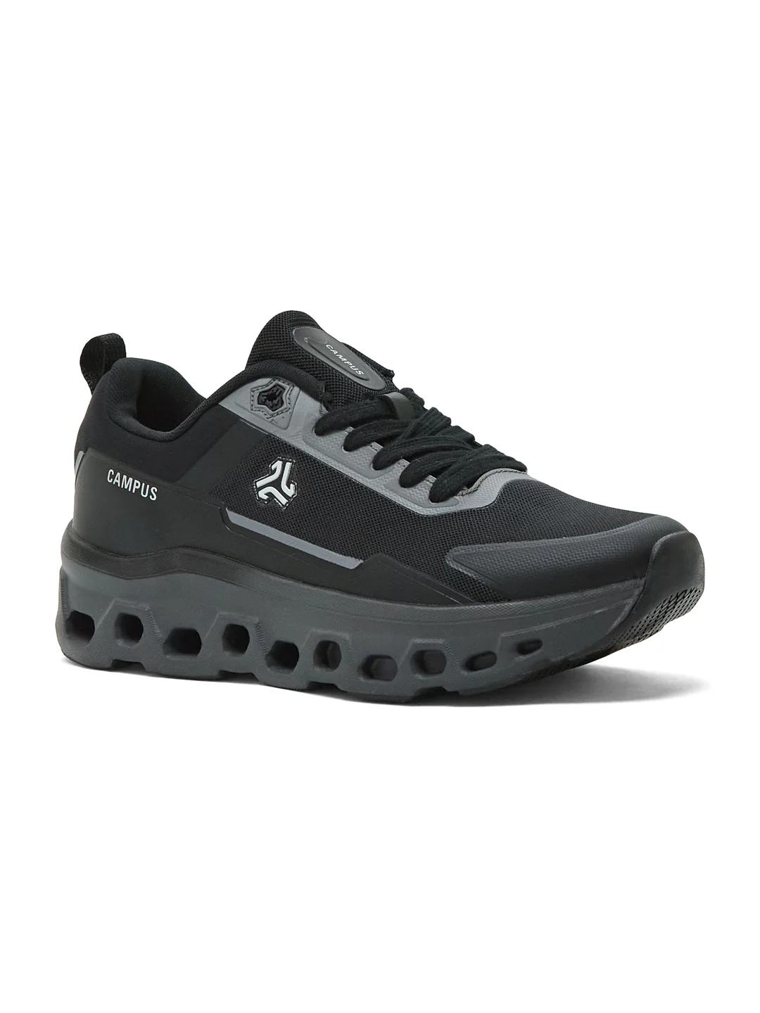TRASKO Black Men's Running Shoes - Image 2