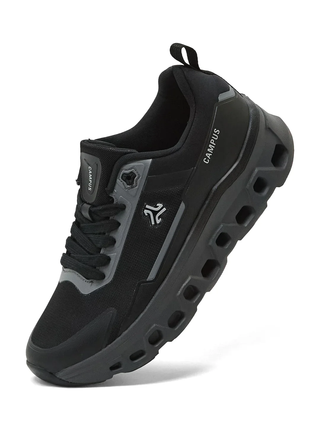TRASKO Black Men's Running Shoes - Image 3