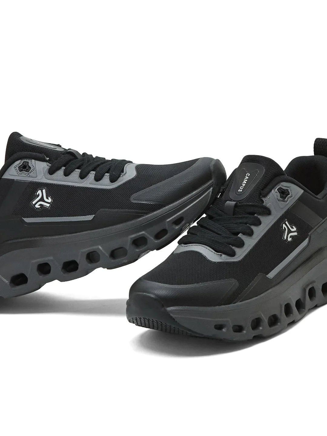 TRASKO Black Men's Running Shoes - Image 7
