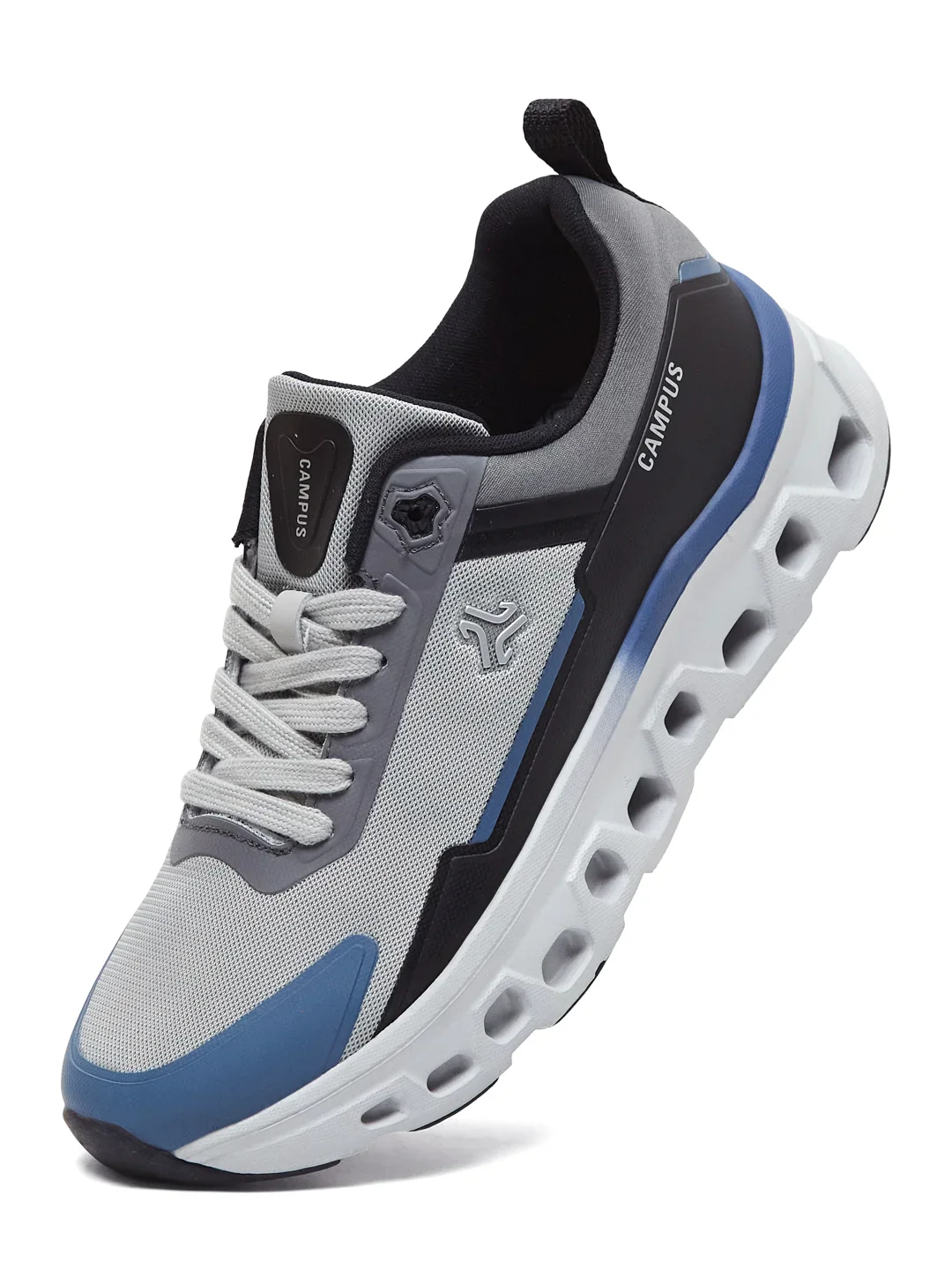 TRASKO Grey Men's Running Shoes - Image 3
