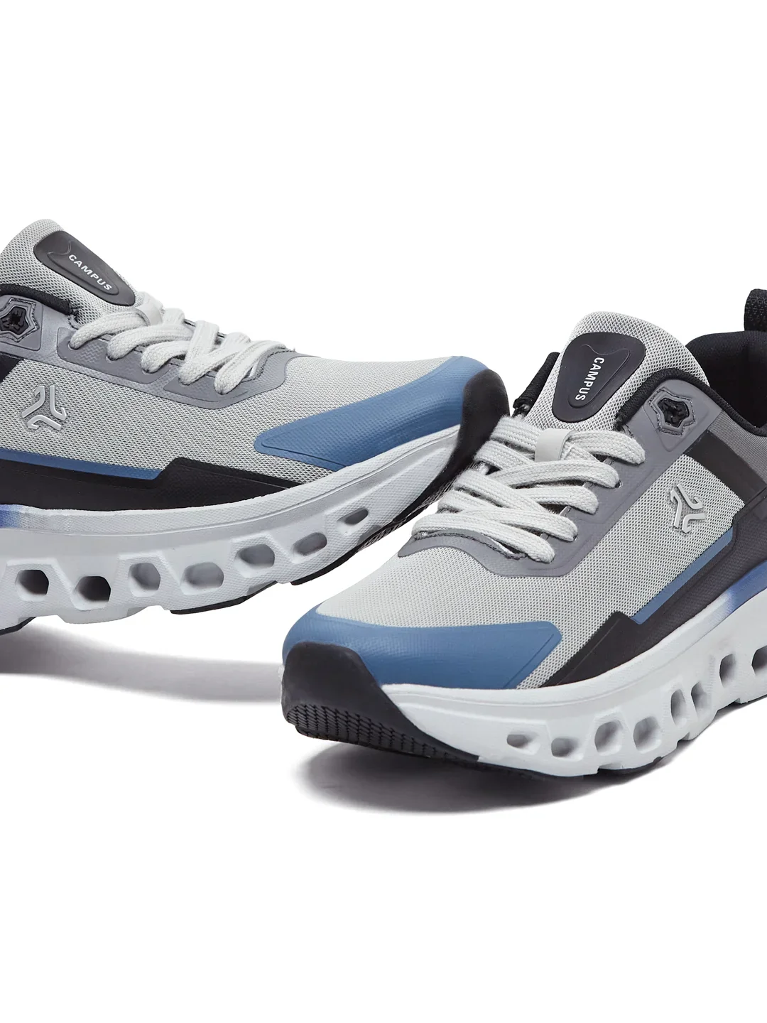 TRASKO Grey Men's Running Shoes - Image 7