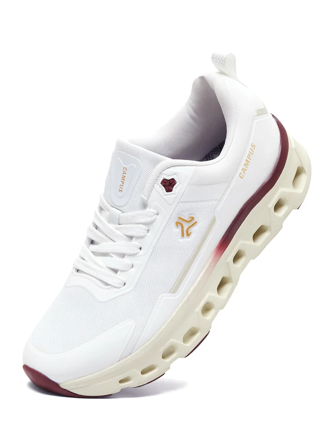 TRASKO White Men's Running Shoes - Image 3
