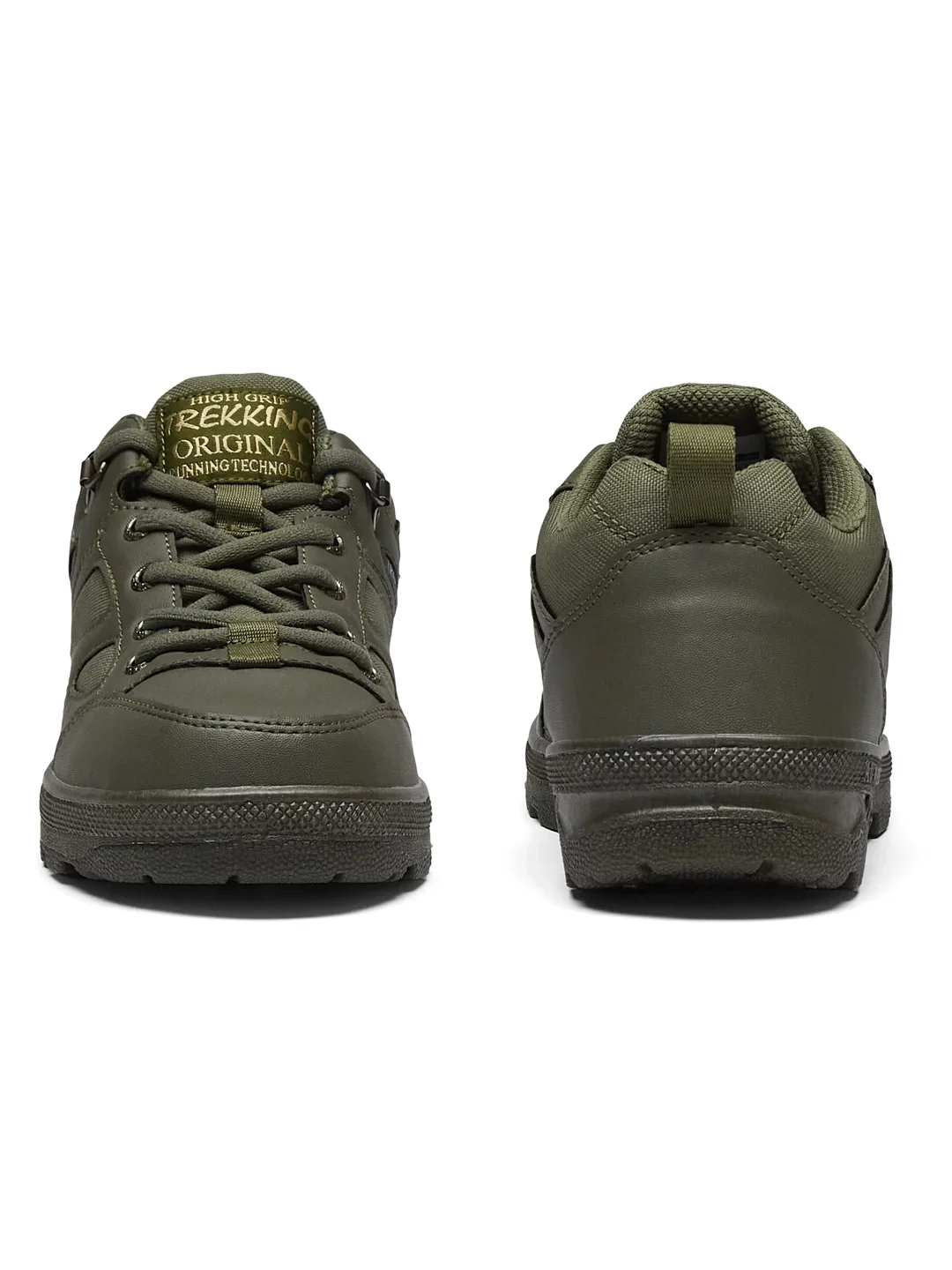 TREKKING Olive Child Sneakers - Image 4