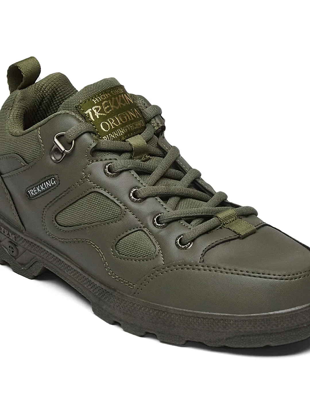 TREKKING Olive Child Sneakers - Image 7