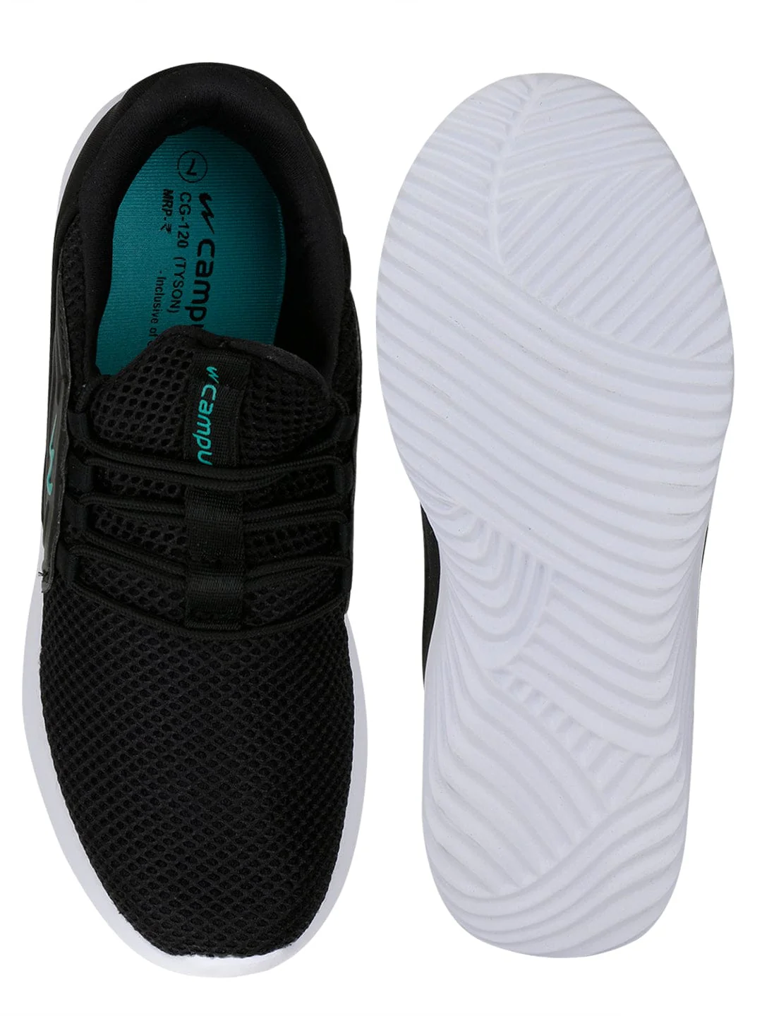 TYSON Pro Black Men's Walking Shoes - Image 4