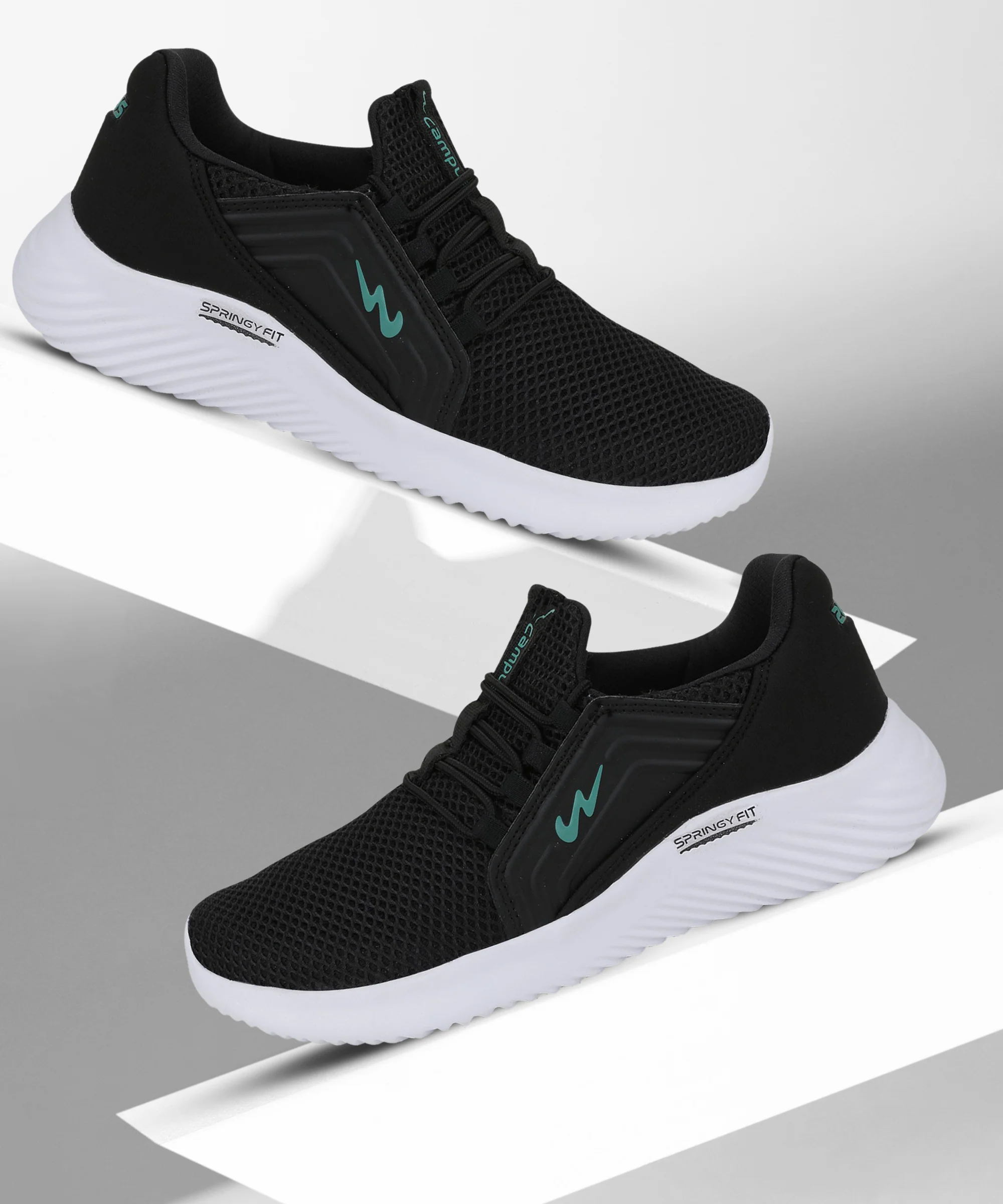 TYSON Pro Black Men's Walking Shoes - Image 5