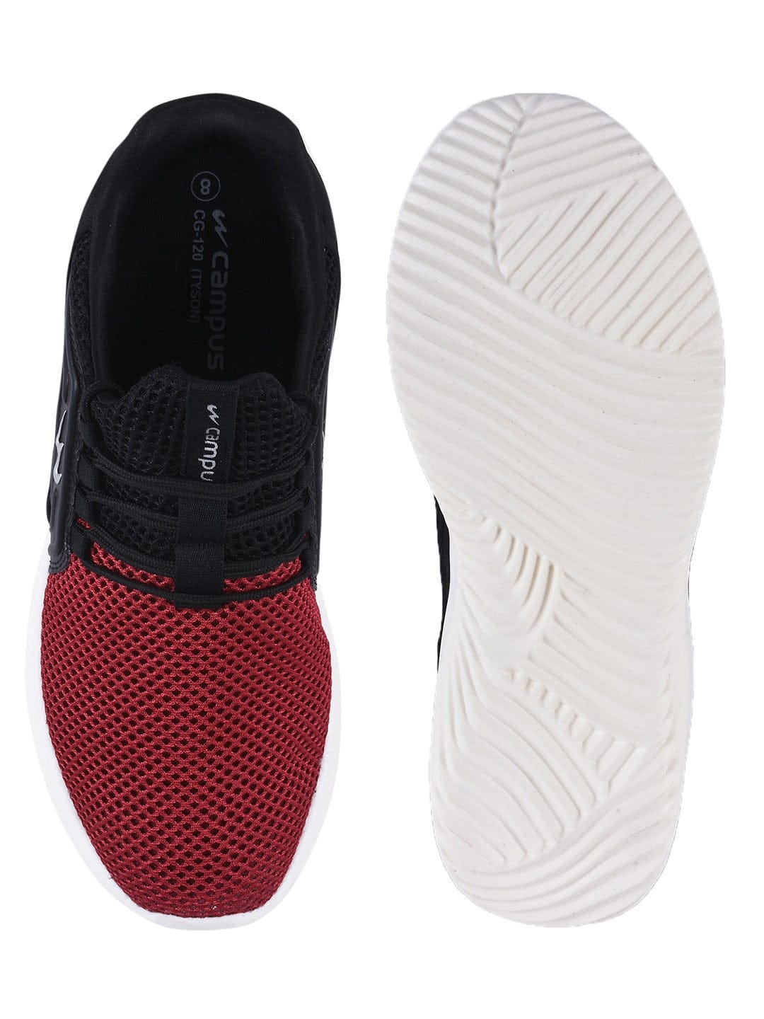 TYSON Pro Burgundy Men's Walking Shoes - Image 4