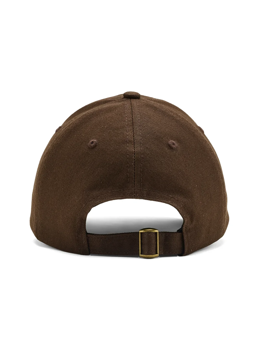Unstructured Cotton Twill Brown Unisex Cap - Image 3